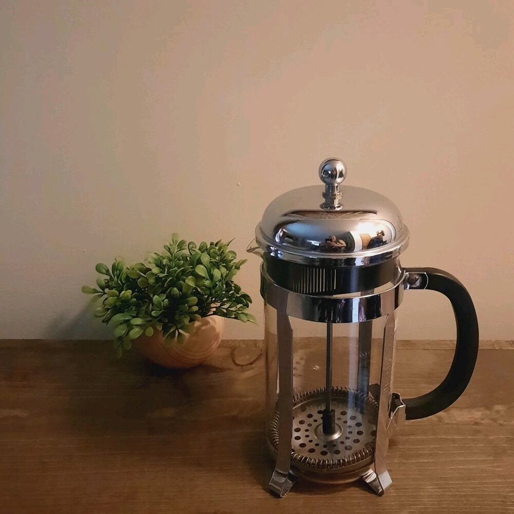 Vintage Bodum Chambord Chrome French Press Coffee Maker 34oz